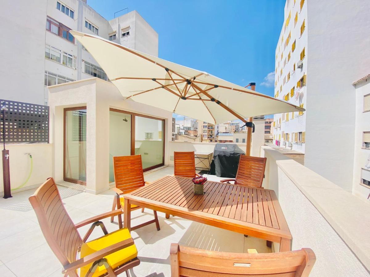 Hotel-Apartment With Big Terrace 帕爾馬 外观 照片